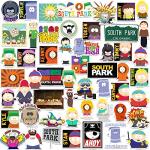 Officially Licensed South Park Sticker Pack Die Cut Vinyl Large Delux Stickers Variety Pack - Laptop, Water Bottle, Scrapbooking, Indoor/Outdoor - Set of 50