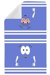 South Park Towel | Towelie Hand Towel | Southpark Beach Towel Small | Wanna Get High Gift | 23x13.5 Inches | Officially Licensed