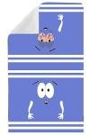 South Park Towel | Towelie Hand Towel | Southpark Beach Towel Small | Wanna Get High Gift | 23x13.5 Inches | Officially Licensed