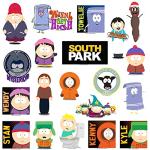 Officially Licensed South Park Sticker Pack Die Cut Vinyl Large Delux Stickers Variety Pack - Laptop, Water Bottle, Scrapbooking, Indoor/Outdoor - Set of 50