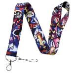 Pinstant The Amazing Digital Circus Pomni the Jester Cartoon Animated TV Show Web Series 17.7" Neck Lanyard Keychain Holder ID Badge Mobile Phone Pin Strap