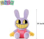 SAJISP The Amazing Digital Circus Plush,10" Jax Plushies Toy Gift, Cute Stuffed Figure Doll for Kids and Adults, Birthday Halloween Christmas Choice for Boys Girls