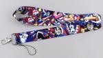 Pinstant The Amazing Digital Circus Pomni the Jester Cartoon Animated TV Show Web Series 17.7" Neck Lanyard Keychain Holder ID Badge Mobile Phone Pin Strap
