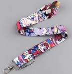 Pinstant The Amazing Digital Circus Pomni the Jester Cartoon Animated TV Show Web Series 17.7" Neck Lanyard Keychain Holder ID Badge Mobile Phone Pin Strap