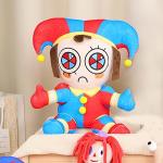 The Amazing Digital Circus Plush Pomni Jax Plush Horror Rabbit Stuffed Cute Plushies Doll Figure for Chinldren Kids Fans