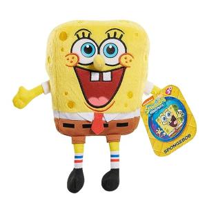 SpongeBob SquarePants 7-inch Small Bean Plush, Fun Collectible Size, Stuffed Animal, Kids Toys for Ages 3 Up by Just Play