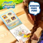 Spongebob Aqua Art, Mess-Free Water Reveal Coloring Book with Pen, No Mess Travel Activity Pad for Kids & Toddlers, Reusable Water Art Set, Preschool On-The-Go Toy, Mess Free Coloring for Toddlers