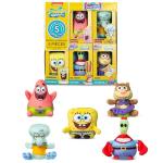 Micro Teenies - Spongebob Square Pants 5-Pack - Collectible Miniature Plush Figure, Suffed Animal, Toy Mini Soft Figure for Kids Ages 4+