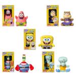 Micro Teenies - Spongebob Square Pants 5-Pack - Collectible Miniature Plush Figure, Suffed Animal, Toy Mini Soft Figure for Kids Ages 4+