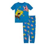 SpongeBob SquarePants Kids' 2-Piece Snug-Fit Cotton Pajama Set, BEST DAY 2, 6