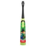 Colgate Kids Battery Powered Minecraft Toothbrush, Extra Soft Kids Battery Toothbrush with 1 AA Battery Included, Made for Ages 3 and Up, Features Easy On and Off Switch, Flat Lay Handle, 1 Count