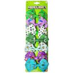 LUV HER Minecraft Kids Hair Bows - 7 Pcs 4 Inch Bundle - Hair Accessories Gift Set - Hair Bows for Kids - Multicolor Hair Clip with Alligator Clip - Ages 3 +