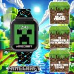 Minecraft Kids Smart Watch - Interactive Touchscreen with Games, Camera, Step Counter, Alarm, Timer, Voice Recorder, and Cool Minecraft Silicone Strap - Fits Wrists 5.5" to 8.0"