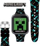 Minecraft Kids Smart Watch - Interactive Touchscreen with Games, Camera, Step Counter, Alarm, Timer, Voice Recorder, and Cool Minecraft Silicone Strap - Fits Wrists 5.5" to 8.0"