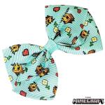 LUV HER Minecraft Kids Hair Bows - 7 Pcs 4 Inch Bundle - Hair Accessories Gift Set - Hair Bows for Kids - Multicolor Hair Clip with Alligator Clip - Ages 3 +