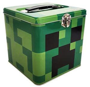 The Tin Box Company Minecraft XL Storage Tin with Handle, Minecraft
