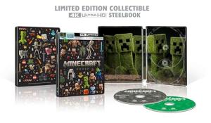 A Minecraft Movie - Limited Edition Steelbook (4K Ultra HD + Blu-ray + Digital)