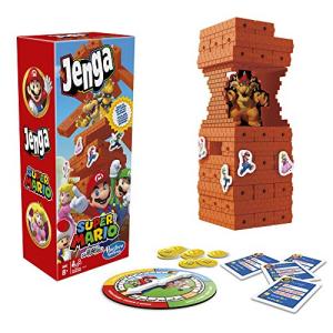 Hasbro Jenga: Super Mario Edition Game | Block Stacking Tower Game | Back to School Gifts for Kids | Classroom Board Games | Ages 8+ (Amazon Exclusive)