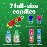 Christmas Candy Variety Pack Bag, 7 Ct Individually Wrapped Lollipops, Ring Pop, Push Pop, Baby Bottle Pop & Juicy Drop, Birthday Party Favors, Stocking Stuffers, Christmas Candy Bowls, Kids Gifts