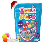 Zollipops Clean Teeth Lollipops, Anti Cavity, Sugar Free Candy for a Healthy Smile Great for Kids, Diabetics and Keto Diet, Natural Fruit Variety, 5.2oz (packaging may vary)