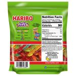 HARIBO Gummi Candy, Twin Snakes Sweet & Sour Gummy Candy, 8.3 Ounce Resealable Share Size Stand Up Bag, Soft & Chewy Snacks, Assorted Fruity Flavors
