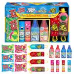 Christmas Candy Variety Pack, 18Ct Assorted Lollipops, Bulk Individually Wrapped Ring Pop, Push Pop, Baby Bottle Pop & Juicy Drop, Birthday Party Favors, Stocking Stuffers, Candy Bowls, Kids Gifts