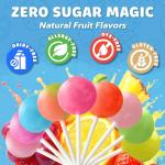 Zollipops Clean Teeth Lollipops, Anti Cavity, Sugar Free Candy for a Healthy Smile Great for Kids, Diabetics and Keto Diet, Natural Fruit Variety, 5.2oz (packaging may vary)