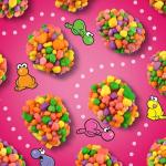 NERDS Gummy Clusters Candy, Rainbow, Crunchy and Gummy, 8 oz