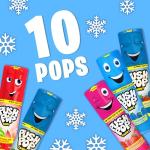 Push Pop Christmas Candy Variety Pack, 10 Ct Lollipops Individually Wrapped in Fruity Flavors, Bulk Individually Wrapped Hard Candy, Birthday Party Favors, Stocking Stuffers, Kids Gifts