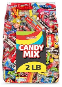 Candylish Candy Mix Variety Pack Bulk Assorted Individually Wrapped Big Bag of Candy for Piñata Stuffers, Goodie Bags, Birthday Parties, Kids’ Treats & Party Favors 2 lbs