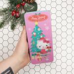 Galerie Hello Kitty Lollipop Tin Gift Set, Individually Wrapped Strawberry Flavored, Festive Stocking Stuffers, 5 Suckers Inside