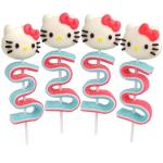Hello Kitty Gummy Skewers, Character and Sour Belt Gummies, Individually Wrapped Candy Gifts, 4 Count Box