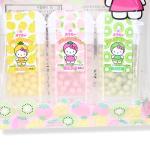 Or-ion Kitty Tropical Mints 2 Pack - 3 Flavors Pineapple, Strawberry, & Kiwi - Japanese Breath Mint Candy- Mini Sugar Candy Balls - Resealable Tubs - Sweet Treat for Sharing Adventures - 7g