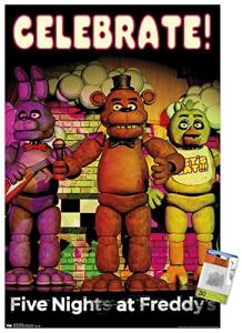 Five Nights at Freddy's Celebration Wall Poster