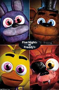 Five Nights at Freddy's Quad Wall Poster 22" x 34