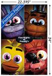 Five Nights at Freddy's Quad Wall Poster 22" x 34