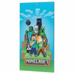 Minecraft Blue Sky Scene Metal Wall Art