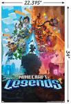 Minecraft: Legends Key Art Wall Poster 34"x22