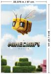 Minecraft Bee Movie Wall Poster, Unframed 34"x22.4