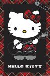 Hello Kitty Punk Red Wall Poster 34"x22