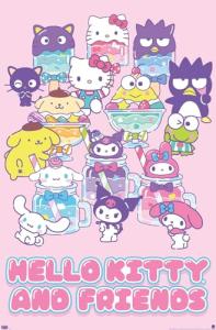 Hello Kitty and Friends Summer Wall Poster