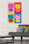 Hello Kitty Collage Quad Wall Poster 34" x 22