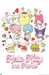 Hello Kitty Kawaii Wall Poster - 23 Flavors