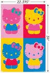 Hello Kitty Collage Quad Wall Poster 34" x 22