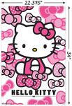 Hello Kitty Bows Wall Poster with Pins