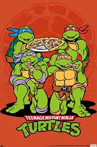 Teenage Mutant Ninja Turtles Pizza Wall Poster