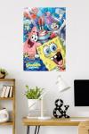 SpongeBob Joy Wall Poster - Unframed Decor 34" x 22
