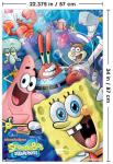 SpongeBob Joy Wall Poster - Unframed Decor 34" x 22