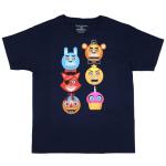 Freddy Fazbear Glow in The Dark T-Shirt, Size 10
