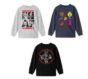 Five Nights at Freddy's Boys' Crew Neck Shirts 3-Pack